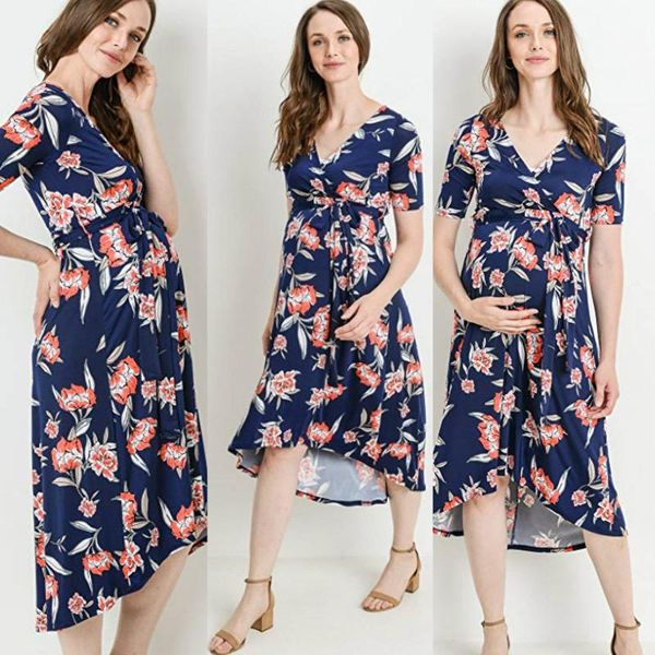 maternity gown 2021 summer european and american women's v-neck printed belt long skirt dress pw15 dresses, White
maternity gown 2021 summer european and american women's v-neck printed belt long skirt dress pw15 dresses, White