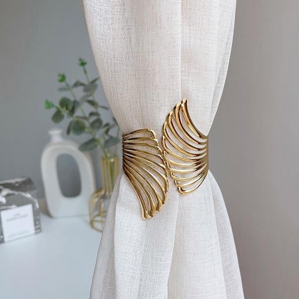 other home decor minimalistic light luxury curtain clip strap punching metal surface wings pattern buckle gold curtains
other home decor minimalistic light luxury curtain clip strap punching metal surface wings pattern buckle gold curtains