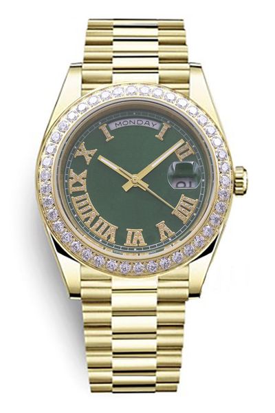 men's fully automatic mechanical watch with diamond inset process, 41mm diameter, sapphire glass, waterproof, preferred by high-end fas, Slivery;brown
men's fully automatic mechanical watch with diamond inset process, 41mm diameter, sapphire glass, waterproof, preferred by high-end fas, Slivery;brown