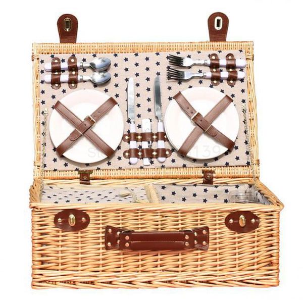 storage baskets wicker picnic basket insulation package rattan outdoor portable with cover wild camping supplies four people
storage baskets wicker picnic basket insulation package rattan outdoor portable with cover wild camping supplies four people