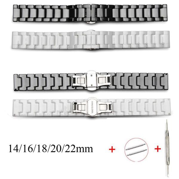 watch bands ceramic bracelet 14mm 16mm 18mm 20mm 22mm watchband white black strap universal wristwatches band, Black;brown
watch bands ceramic bracelet 14mm 16mm 18mm 20mm 22mm watchband white black strap universal wristwatches band, Black;brown