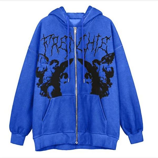 men's hoodies & sweatshirts 2021 korean version y2k men/women cartoon angel print raglan sleeve catch fleece vintage loose zipper hoode, Black
men's hoodies & sweatshirts 2021 korean version y2k men/women cartoon angel print raglan sleeve catch fleece vintage loose zipper hoode, Black