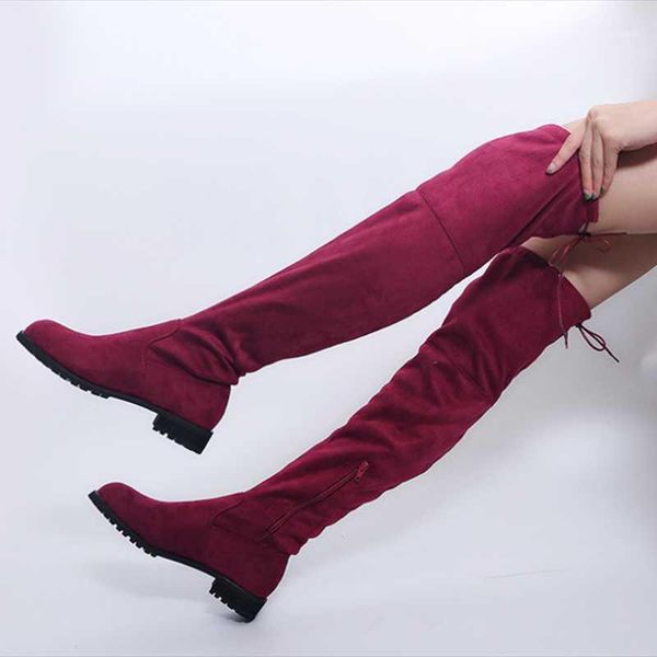 boots simple round toe lace up women winter shoes low heel ladies thigh high fashion11, Black
boots simple round toe lace up women winter shoes low heel ladies thigh high fashion11, Black