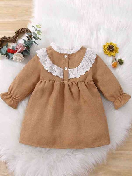 baby contrast eyelet embroidered ruffle trim flounce sleeve dress she, Red;yellow
baby contrast eyelet embroidered ruffle trim flounce sleeve dress she, Red;yellow