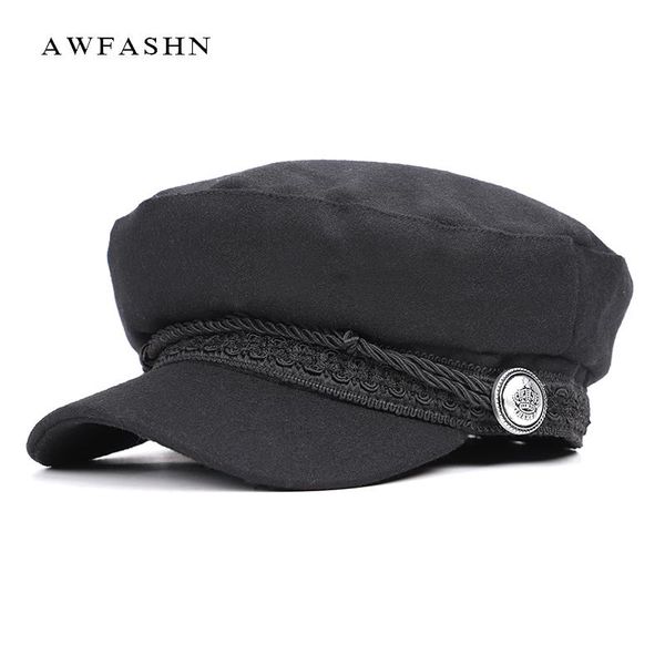 fashion solid color military hats sboy hat autumn winter man woman captain caps vintage trucker wool casual flat cap bone wide brim, Blue;gray
fashion solid color military hats sboy hat autumn winter man woman captain caps vintage trucker wool casual flat cap bone wide brim, Blue;gray