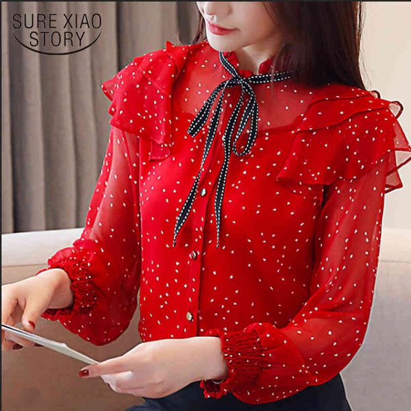 women's chiffon blouses blusas mujer de moda womens blouses shirt polka dot long sleeve woman 2136 50 210510, White
women's chiffon blouses blusas mujer de moda womens blouses shirt polka dot long sleeve woman 2136 50 210510, White