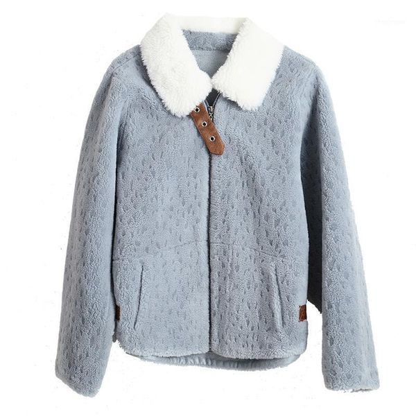 women's wool & blends short fashionable comfortable warm jacket faux fur coat for women, Black
women's wool & blends short fashionable comfortable warm jacket faux fur coat for women, Black