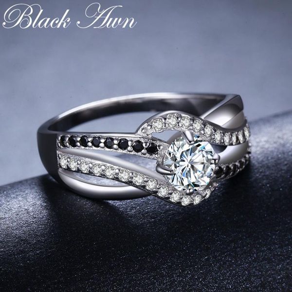 cluster rings black awn 2021 925 sterling silver fine jewelry trendy engagement bague femme for women wedding bijoux c047, Golden;silver
cluster rings black awn 2021 925 sterling silver fine jewelry trendy engagement bague femme for women wedding bijoux c047, Golden;silver