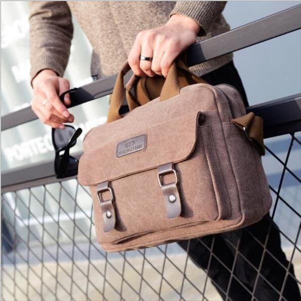Mens Tote Cross Size Large Capacity Shoulder Messenger Bag Casual Vintage Canvas Briefcase Drop Good Quality
Mens Tote Cross Size Large Capacity Shoulder Messenger Bag Casual Vintage Canvas Briefcase Drop Good Quality