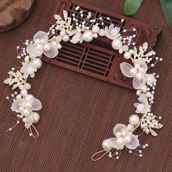 headpieces bridal headwear pearl headband super fairy simple wedding hair accessories dress, Silver
headpieces bridal headwear pearl headband super fairy simple wedding hair accessories dress, Silver
