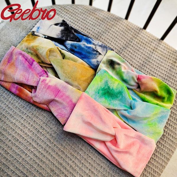 hair accessories fashion tie-dyed headband style wide headbands casual soft high-quality band cross-knot bands
hair accessories fashion tie-dyed headband style wide headbands casual soft high-quality band cross-knot bands