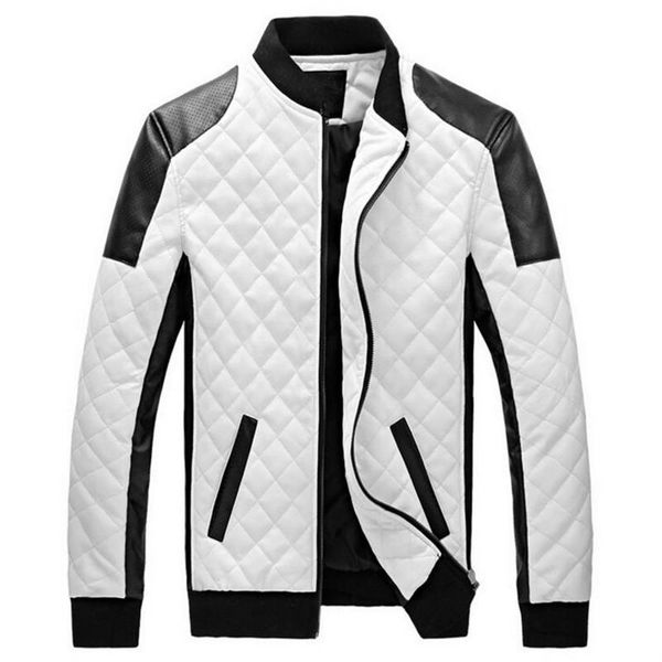 men's fur & faux winter man leather jacket brand clothing fashion black white slim men motorcycle stand collar
men's fur & faux winter man leather jacket brand clothing fashion black white slim men motorcycle stand collar