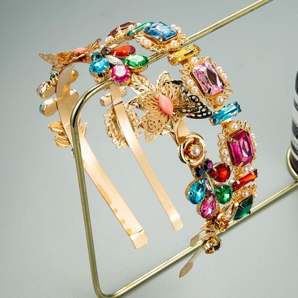 hair clips & barrettes fashion metal hollow butterfly flower headband inlaid with large rhinestones bling headdress for women accessories, Golden;silver
hair clips & barrettes fashion metal hollow butterfly flower headband inlaid with large rhinestones bling headdress for women accessories, Golden;silver