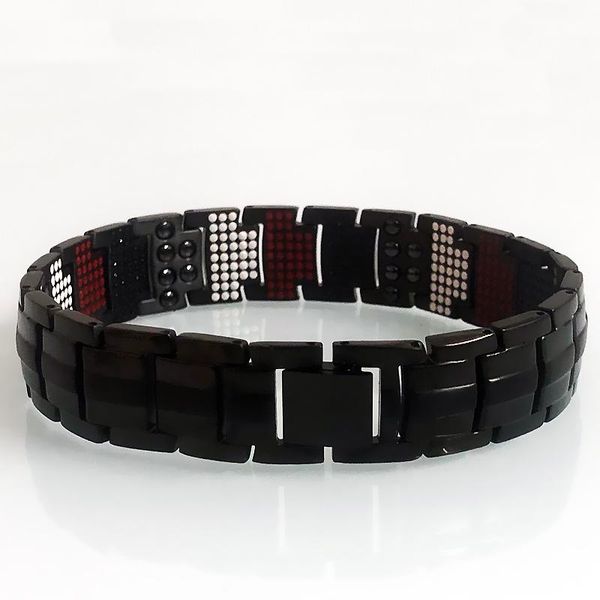 link, chain men's thick titianium bracelet energy health care 4 in 1 negative ion magnetic wristband homme black color armband male jew
link, chain men's thick titianium bracelet energy health care 4 in 1 negative ion magnetic wristband homme black color armband male jew
