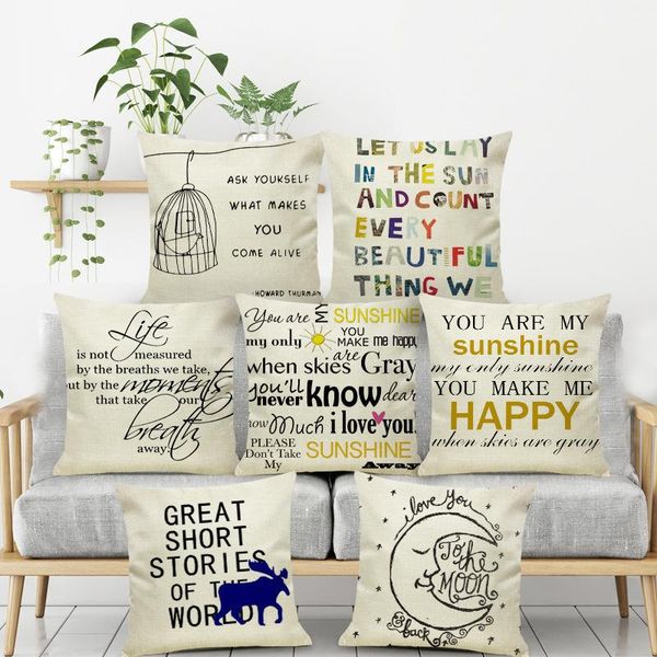 english proverbs modern minimalist pillow cover art word decorative linen cushion letter sofa lumbar cushion/decorative
english proverbs modern minimalist pillow cover art word decorative linen cushion letter sofa lumbar cushion/decorative