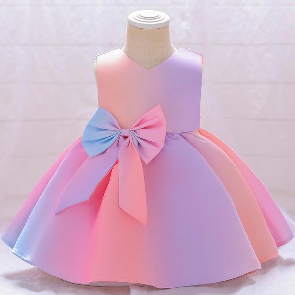 girl's dresses 2021 toddler girls dress big bow rainbow for baby 1st birthday clothes infant kids party wear prom girl outfit, Red;yellow
girl's dresses 2021 toddler girls dress big bow rainbow for baby 1st birthday clothes infant kids party wear prom girl outfit, Red;yellow