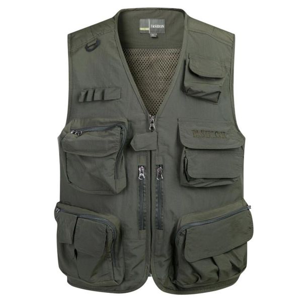 men's vests summer autumn vest men sleeveless jacket v neck mesh male with many pockets plus size -4xl gilet homme, Black;white
men's vests summer autumn vest men sleeveless jacket v neck mesh male with many pockets plus size -4xl gilet homme, Black;white