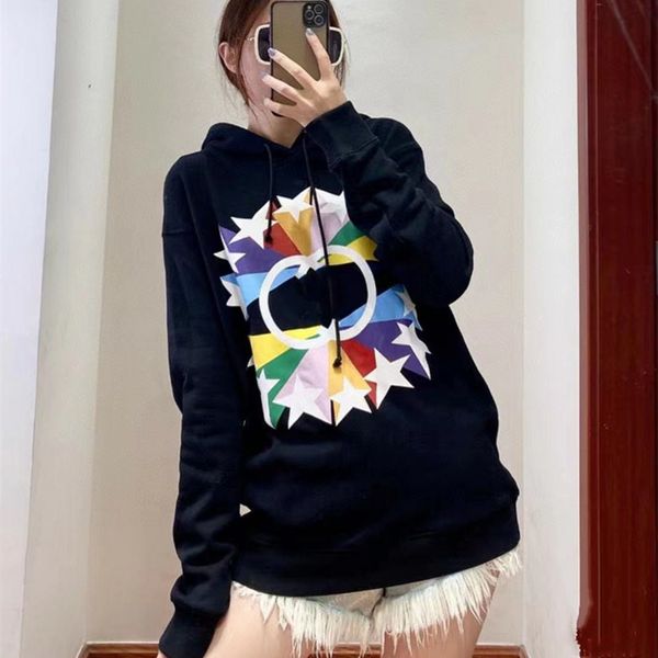 21ss autumn winter season g new fashion five pointed star printed terry hoodie for men and women, Black
21ss autumn winter season g new fashion five pointed star printed terry hoodie for men and women, Black