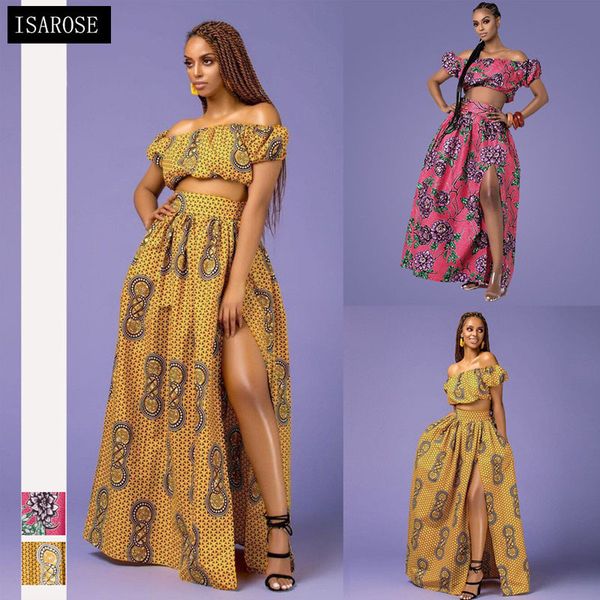 isarose lady 2 pieces sets high slit african maxi dress set for women slash neck puff sleeve rich bazin party club wear 210422, Black;gray
isarose lady 2 pieces sets high slit african maxi dress set for women slash neck puff sleeve rich bazin party club wear 210422, Black;gray