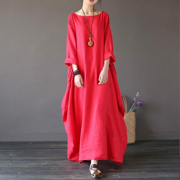 casual dresses woman dress plus size vintage solid cotton linen long sleeve bib kaftan maxi for women summer 2021, Black;gray
casual dresses woman dress plus size vintage solid cotton linen long sleeve bib kaftan maxi for women summer 2021, Black;gray