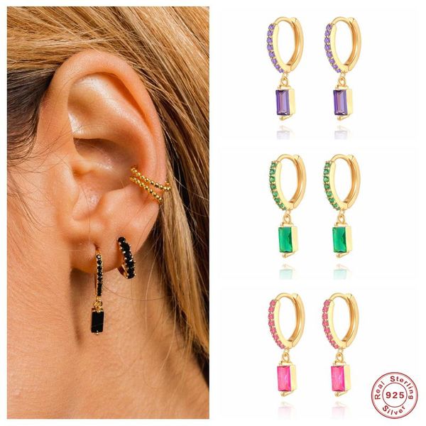hoop & huggie aide 925 sterling silver black purple green square zircon charm earrings for women luxury crystal pave circle jewelry gift, Golden;silver
hoop & huggie aide 925 sterling silver black purple green square zircon charm earrings for women luxury crystal pave circle jewelry gift, Golden;silver