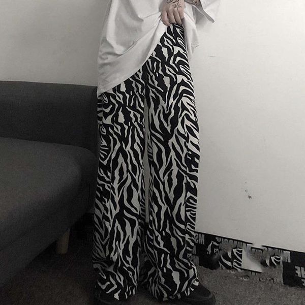 women's pants & capris fashion women casual printed loose high waist ladies wide leg long and breathable, Black;white
women's pants & capris fashion women casual printed loose high waist ladies wide leg long and breathable, Black;white