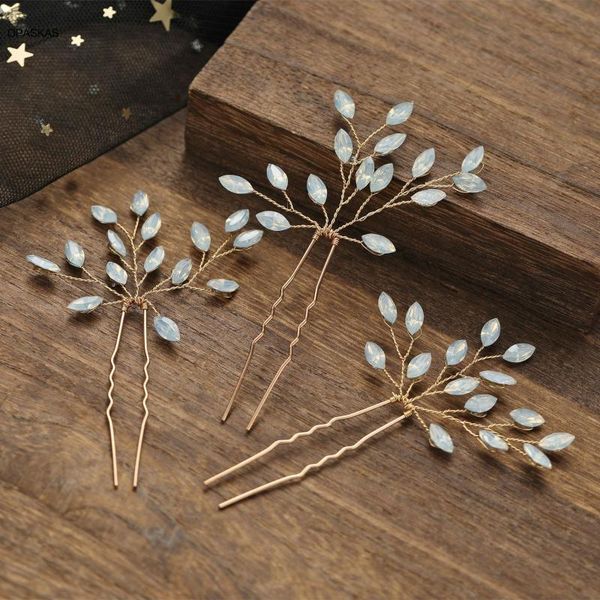 Hair Clips & Barrettes 3PCS U-shaped Hairpin With Leaf Decor Rhinestone Rollers Weddings Parties Pins For All Types VL, Golden;silver
Hair Clips & Barrettes 3PCS U-shaped Hairpin With Leaf Decor Rhinestone Rollers Weddings Parties Pins For All Types VL, Golden;silver