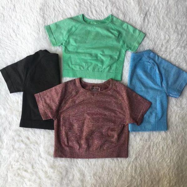 summer seamless yoga shirt ladies fitness short sleeve crop gym clothes sportswear running t-shirt outfit
summer seamless yoga shirt ladies fitness short sleeve crop gym clothes sportswear running t-shirt outfit