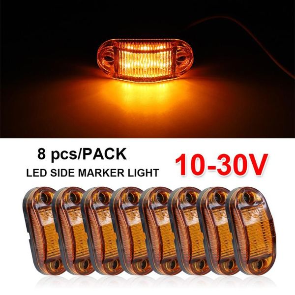 emergency lights 8pcs amber 6 led car side marker light lamp oval clearance trailer truck tail high qulity accessory
emergency lights 8pcs amber 6 led car side marker light lamp oval clearance trailer truck tail high qulity accessory