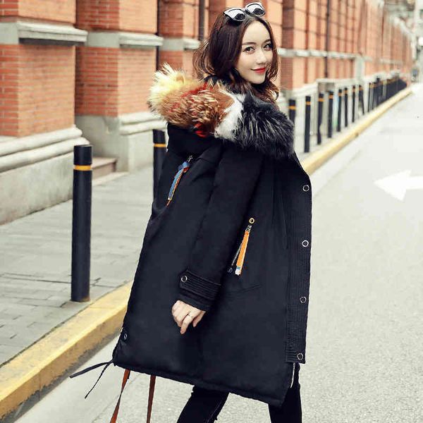 women's down & parkas winter women coats and jackets duck jacket female real raccoon fur long hooded coat abrigos mujer lx2308 zdd9, Black
women's down & parkas winter women coats and jackets duck jacket female real raccoon fur long hooded coat abrigos mujer lx2308 zdd9, Black