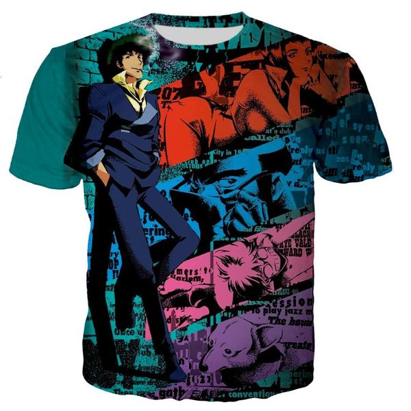 men's t-shirts cowboy bebop men/women anime 3d printed casual harajuku style tshirt streetwear, White;black
men's t-shirts cowboy bebop men/women anime 3d printed casual harajuku style tshirt streetwear, White;black