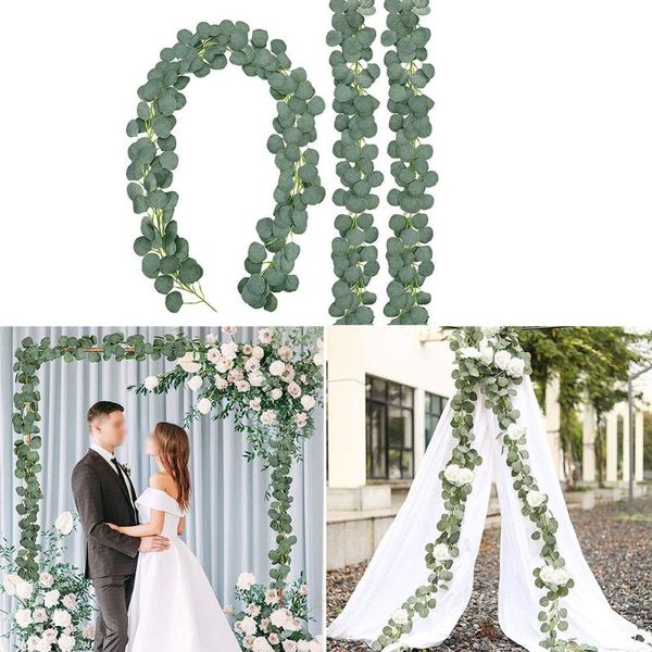 decorative flowers & wreaths 2m artificial eucalyptus garland green leaves rattan ivy wreath plants for wall decor wedding home decoration
decorative flowers & wreaths 2m artificial eucalyptus garland green leaves rattan ivy wreath plants for wall decor wedding home decoration