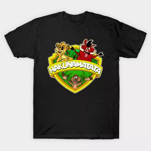 Hakuna Matata The Lion King Animals Simba Cartoon Movie Funny Black T-Shirt, White;black
Hakuna Matata The Lion King Animals Simba Cartoon Movie Funny Black T-Shirt, White;black