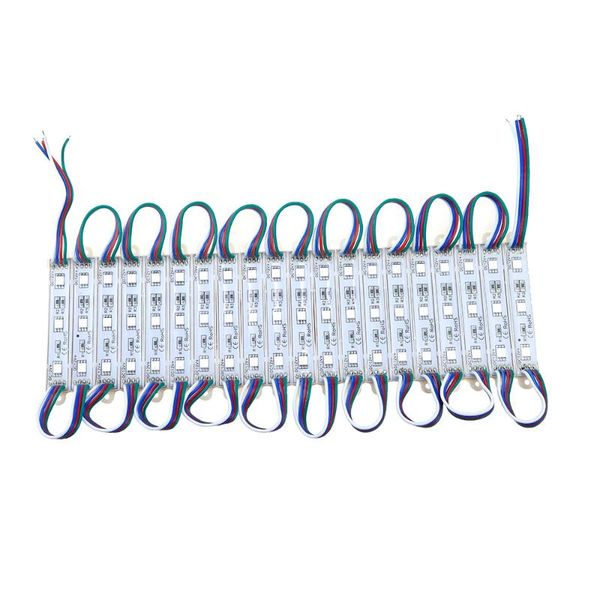 20pcs/lot rgb led 3 module dc12v waterproof color changeable modules lighting for backlight sign
20pcs/lot rgb led 3 module dc12v waterproof color changeable modules lighting for backlight sign