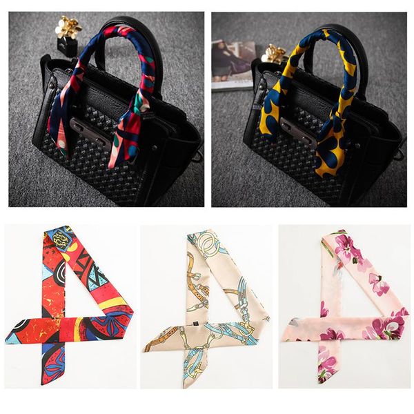 scarves 2021 design silk skinny scarf women hair band neckerchief long neck tie foulard female print bag headband ribbon, Blue;gray
scarves 2021 design silk skinny scarf women hair band neckerchief long neck tie foulard female print bag headband ribbon, Blue;gray