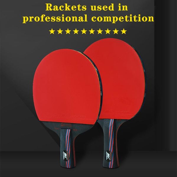 professional table tennis racket bat carbon pong paddle set short long handle with double face pimples in raquets
professional table tennis racket bat carbon pong paddle set short long handle with double face pimples in raquets