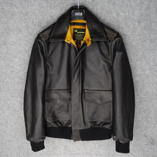 men's leather & faux classic cow jacket import calfskin motorcycle coat men japan vintage moto biker jackets | 204802040359, Black
men's leather & faux classic cow jacket import calfskin motorcycle coat men japan vintage moto biker jackets | 204802040359, Black