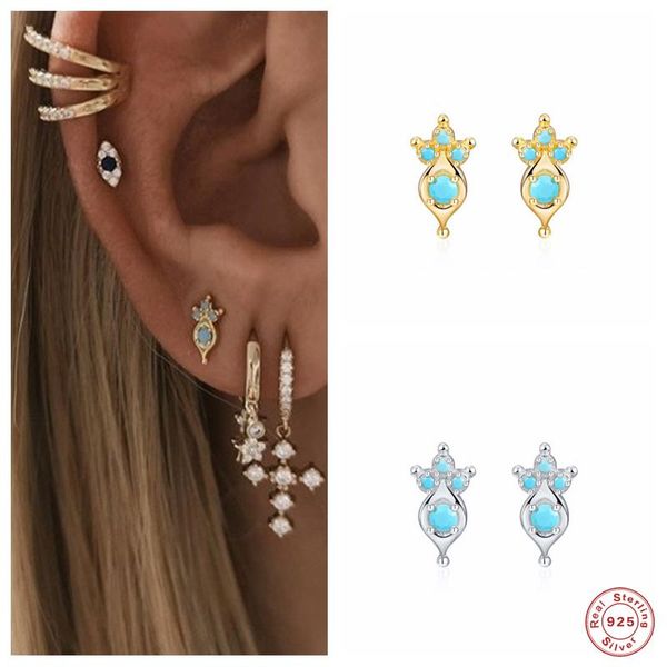 stud aide 925 sterling silver turquoise crown eye shape earrings for women dainty blue cz crystal piercing ear studs jewelry, Golden;silver
stud aide 925 sterling silver turquoise crown eye shape earrings for women dainty blue cz crystal piercing ear studs jewelry, Golden;silver