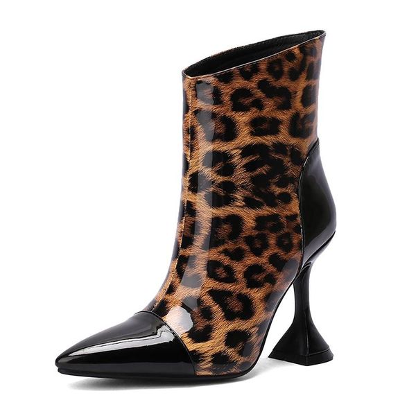 boots autumn winter women ankle mixed colors patent leather ladies fashion strange high heels working dress shoes woman, Black
boots autumn winter women ankle mixed colors patent leather ladies fashion strange high heels working dress shoes woman, Black