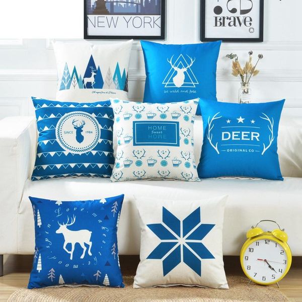 nordic abstract blue and white deer geometric pillow cover linen cushion home decorative throw pillows sofa covers cushion/decorative
nordic abstract blue and white deer geometric pillow cover linen cushion home decorative throw pillows sofa covers cushion/decorative
