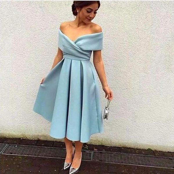 party dresses baby blue off the shoulder evening 2021 a-line satin ankle length dubai arabic pleated elegant gown prom dress, White;black
party dresses baby blue off the shoulder evening 2021 a-line satin ankle length dubai arabic pleated elegant gown prom dress, White;black
