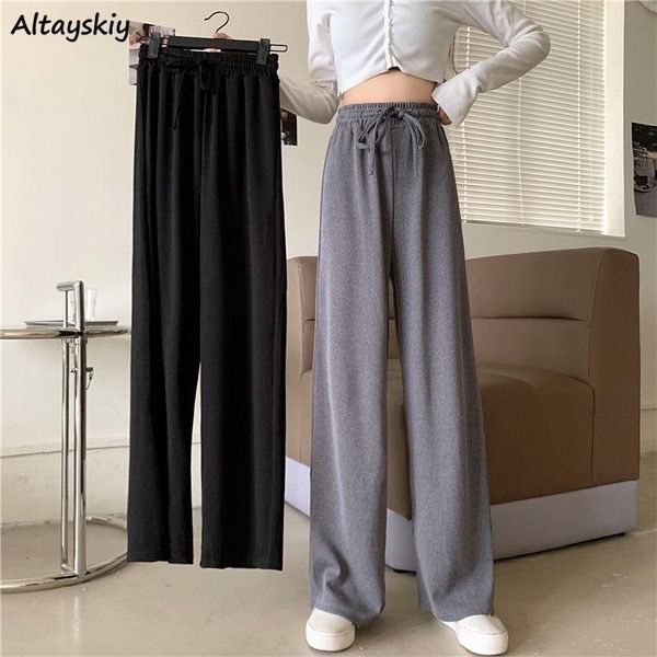 casual pants women pure color loose comfortable all-match full length drawstring wide leg trousers simple high waisted ladies women's &, Black;white
casual pants women pure color loose comfortable all-match full length drawstring wide leg trousers simple high waisted ladies women's &, Black;white