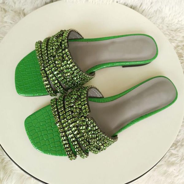 slippers shiny flip flops crystal women summer rhinestone diamond slides runway party shoes beach sandals woman, Black
slippers shiny flip flops crystal women summer rhinestone diamond slides runway party shoes beach sandals woman, Black