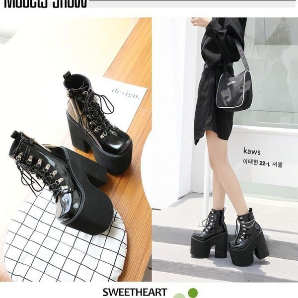 dress shoes 2021 fashion 17cm nightclub stage single 34-43 size catwalk slope heel high-heeled boots, Black
dress shoes 2021 fashion 17cm nightclub stage single 34-43 size catwalk slope heel high-heeled boots, Black