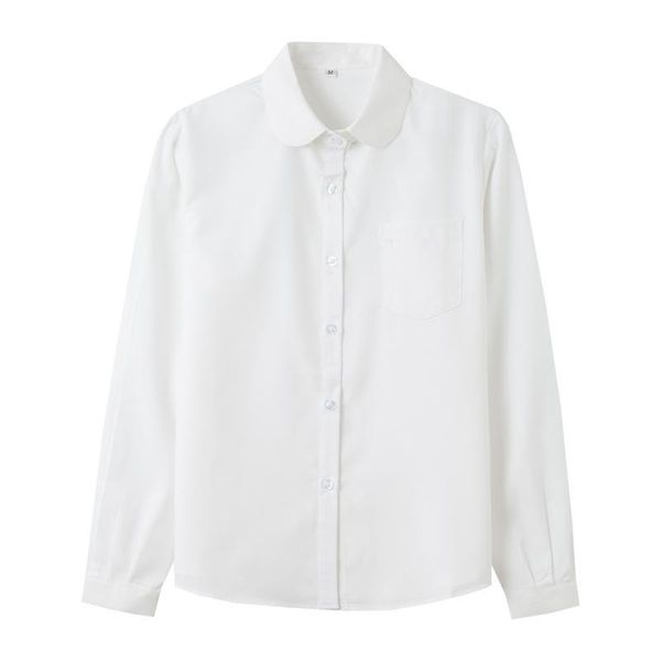 women's blouses & shirts jk shirt 2021 summer long-sleeved white female japanese basic style pointed collar round neck opaque s-2xl
women's blouses & shirts jk shirt 2021 summer long-sleeved white female japanese basic style pointed collar round neck opaque s-2xl