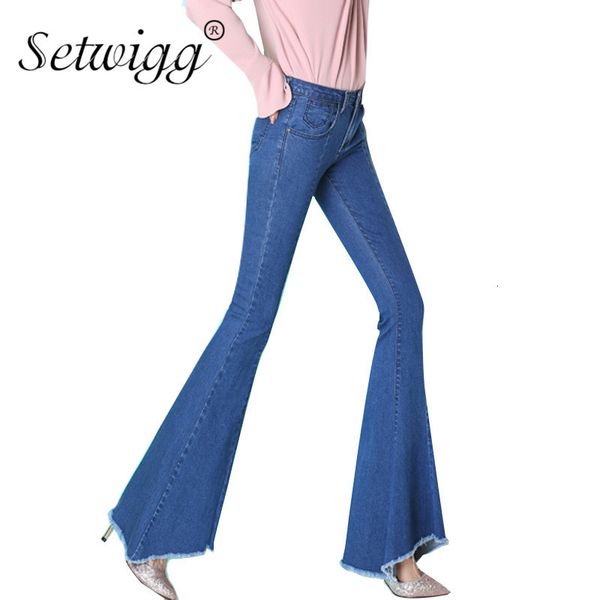 jeans womens cotton denim spandex flared long pants zipper patwork irregular hem tassel trumpet female jeans trousers, Blue
jeans womens cotton denim spandex flared long pants zipper patwork irregular hem tassel trumpet female jeans trousers, Blue