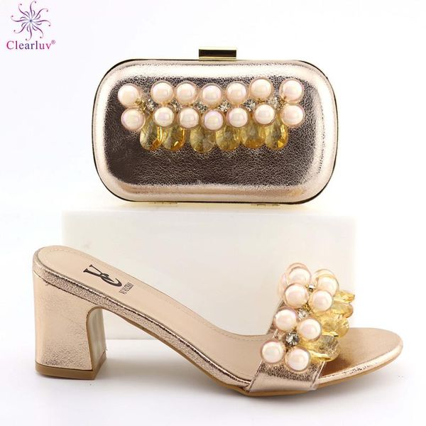 dress shoes champagne color and bag set african sets 2021 italian bags to match with decorated rhinestone, Black
dress shoes champagne color and bag set african sets 2021 italian bags to match with decorated rhinestone, Black