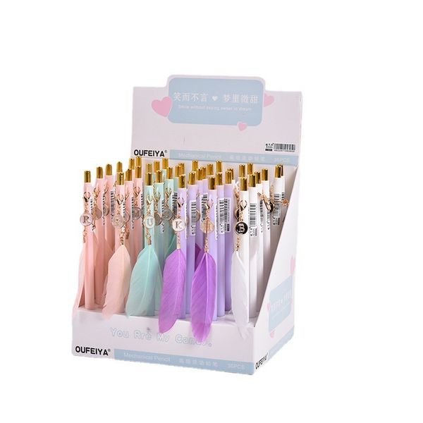 53 oufeiya korea creative ins girl heart pendant automatic pencil letter feather movable
53 oufeiya korea creative ins girl heart pendant automatic pencil letter feather movable