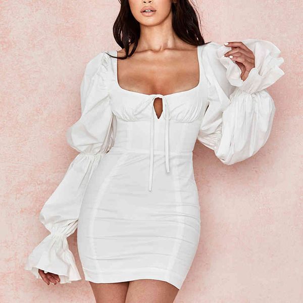 summer women fashion white mini dress long sleeve slash neck club celebrity runway party dresses vestidos 210423, Black;gray
summer women fashion white mini dress long sleeve slash neck club celebrity runway party dresses vestidos 210423, Black;gray