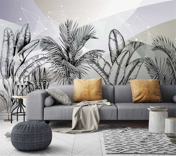 wallpapers wellyu custom wallpaper 3d modern minimalist nordic abstract geometric tropical rainforest banana leaf mural tv background wall
wallpapers wellyu custom wallpaper 3d modern minimalist nordic abstract geometric tropical rainforest banana leaf mural tv background wall